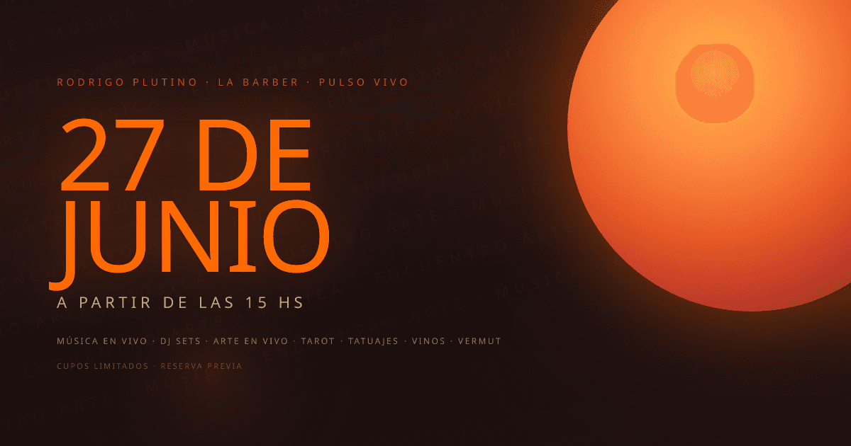 27 de Junio — Terraza