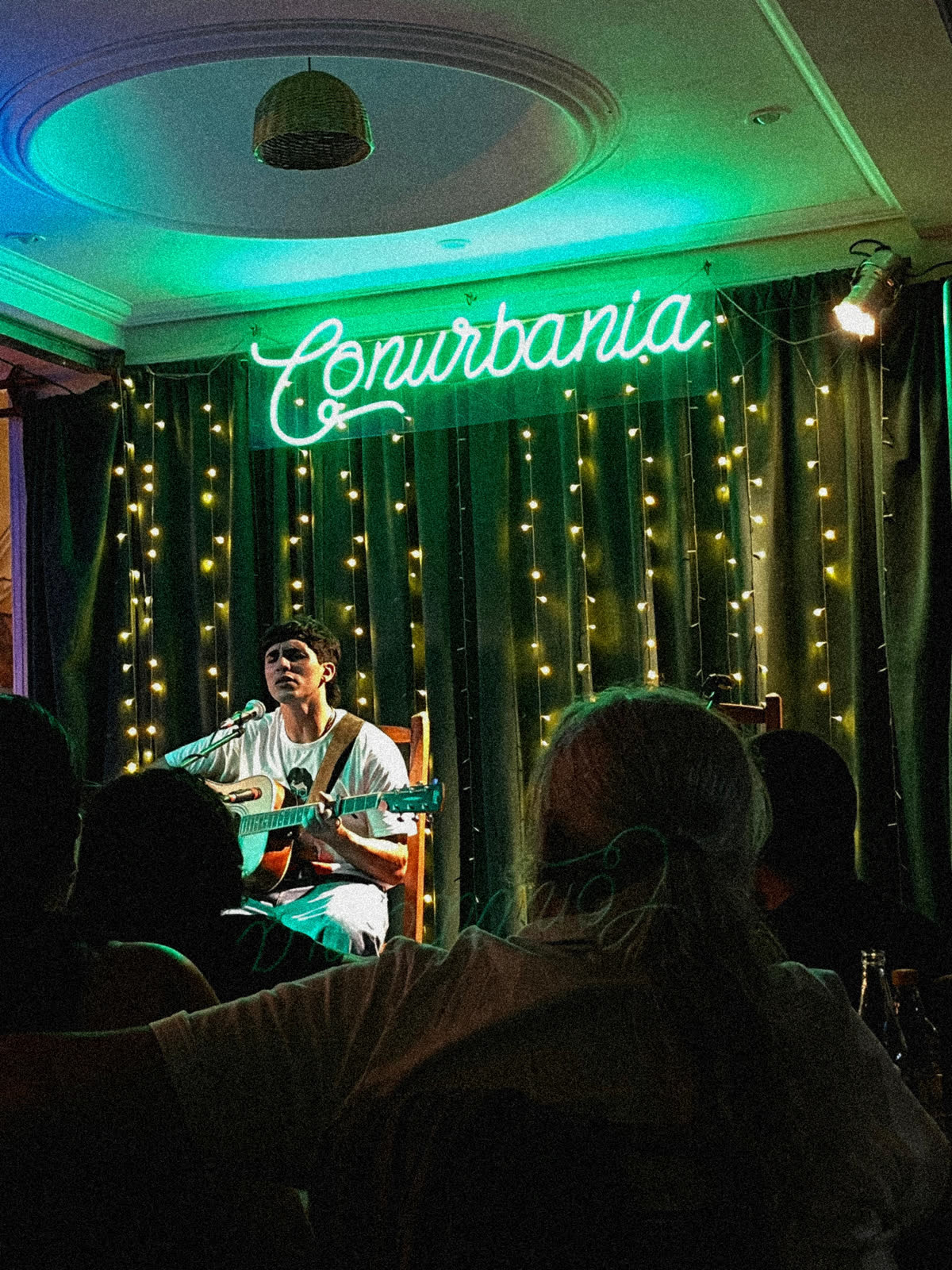 Primer show — guitarra